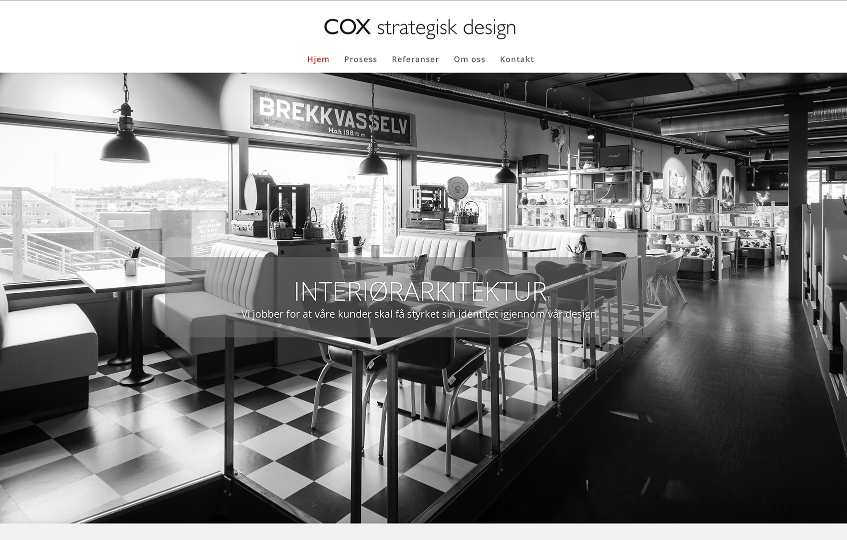Ny nettside COX strategisk design